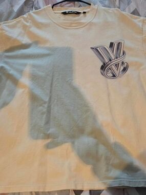 Valabasas Cream Short-Sleeve Logo T-Shirt